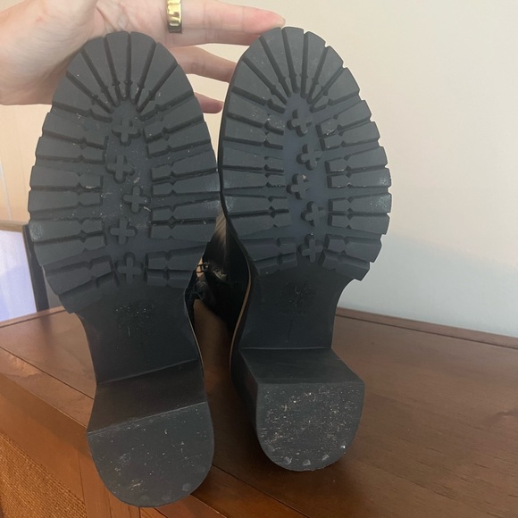 Dolce Vita Corry Black Heeled Knee-High Boots - Picture 5 of 7